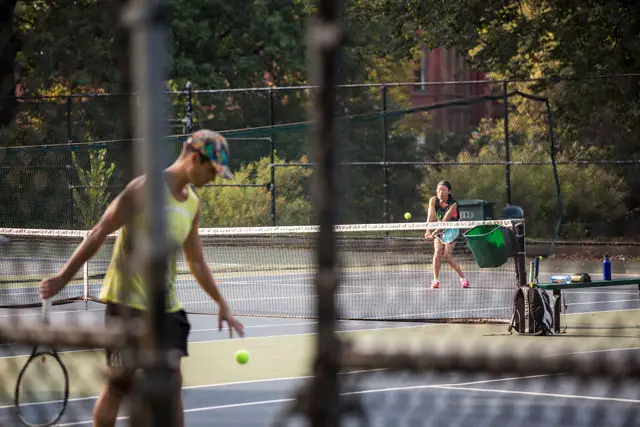 Tennis courts at Fort Greene Park. Scott Heins / Gothamist